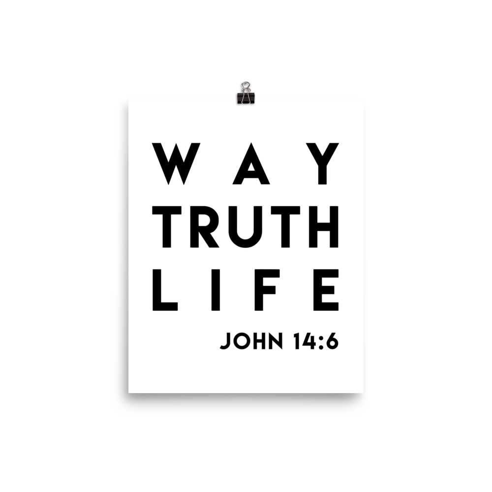 Poster Way, Truth, Life