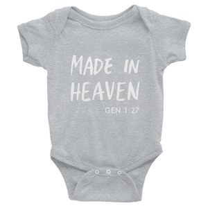 Infant 6-24 Months Bodysuit Made in Heaven