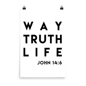 Poster Way, Truth, Life